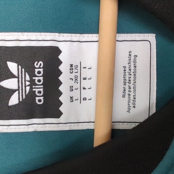 Men's large teal Adidas vest - Picture 3 of 4